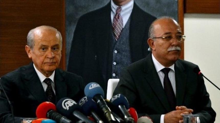 Mhp Lideri Bah&ccedil;eli, T&uuml;rkiye Kamu-sen&rsquo;i Ziyaret Etti