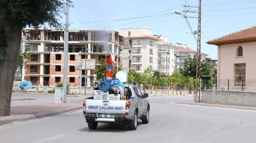 Karatay'da Haşereyle M&uuml;cadele &Ccedil;alışmaları