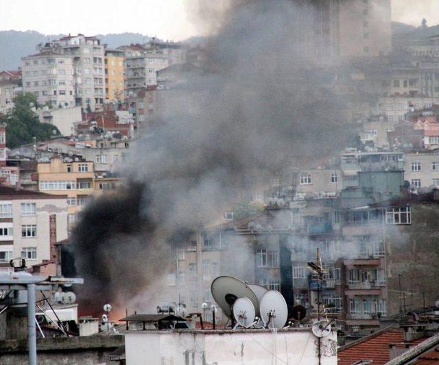 Samsun'da Yangın