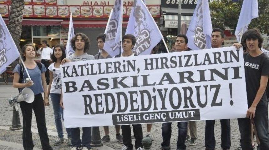 Antalya&rsquo;da Eylemci M&uuml;zisyen Kavgası