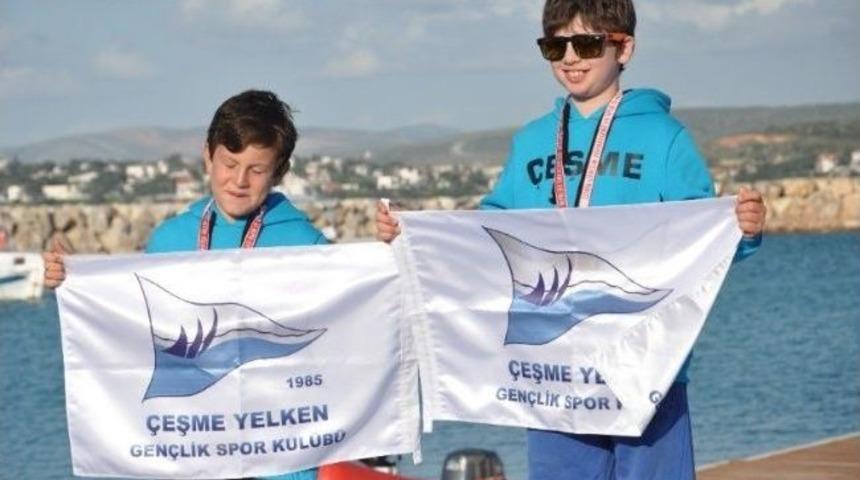 &Ccedil;eşme Yelken Kul&uuml;b&uuml;'ne Bir Kupa Daha