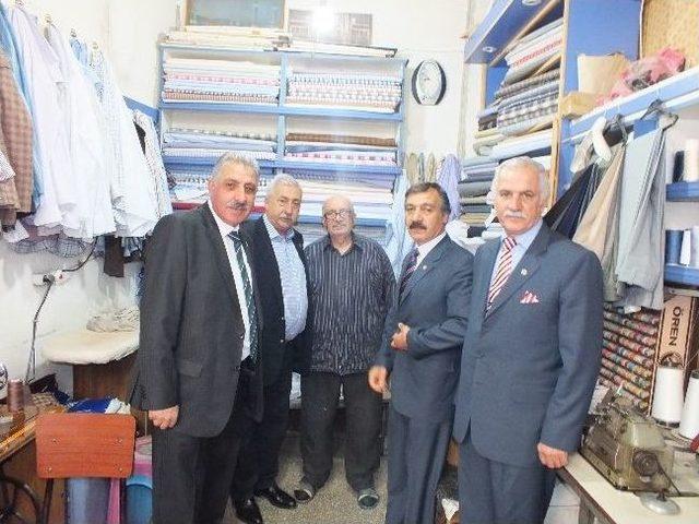 Esnaf Ve Sanatkar Konfederasyonu Genel Başkanı Palandöken’den Esnaf Ziyareti 1
