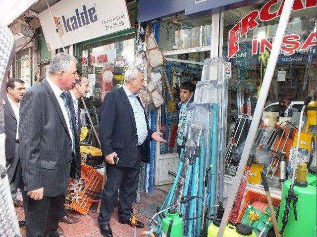 Esnaf Ve Sanatkar Konfederasyonu Genel Başkanı Palandöken’den Esnaf Ziyareti 2