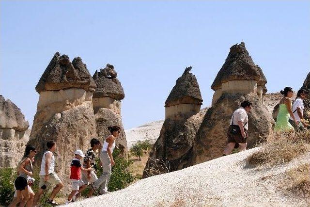 Kapadokya Bölgesini 5 Ayda 1 Milyon Turist Gezdi