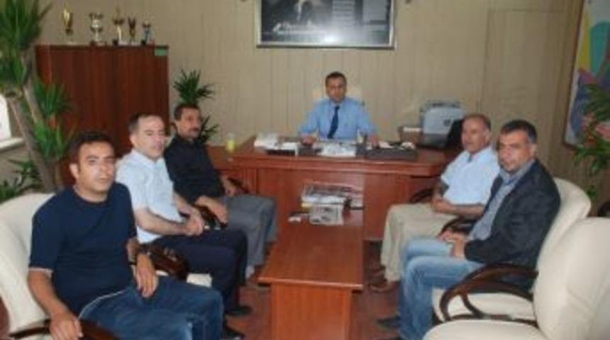 Gazeteciler, Milli Eğitim M&uuml;d&uuml;r&uuml;'ne Hayırlı Olsun Ziyaretinde