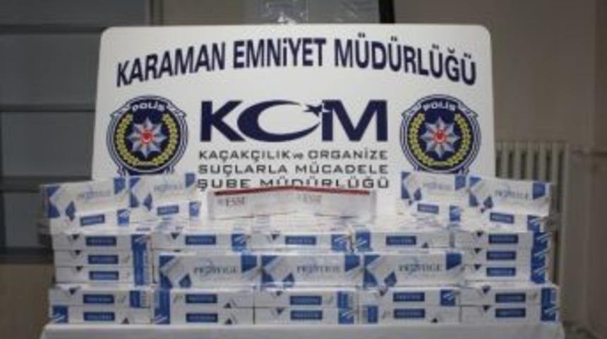 Karaman'da Ka&ccedil;ak Sigara Operasyonu