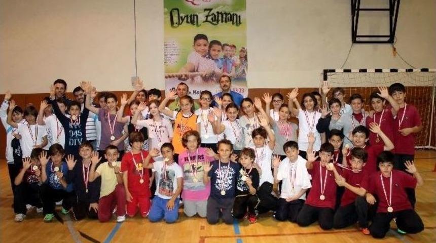 İhlas Kolejinde &Ccedil;ocuk Oyunları Heyecanı