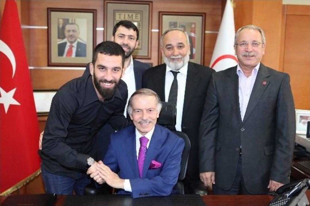 Arda Turan'dan Başkan Aydıner&rsquo;e Ziyaret