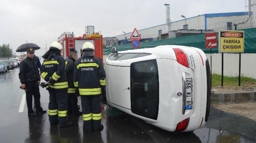 Tekirdağ'da Trafik Kazası: 1 Yaralı