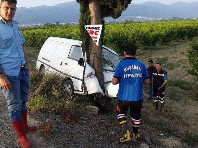 Kuşadası’nda İlginç Kaza