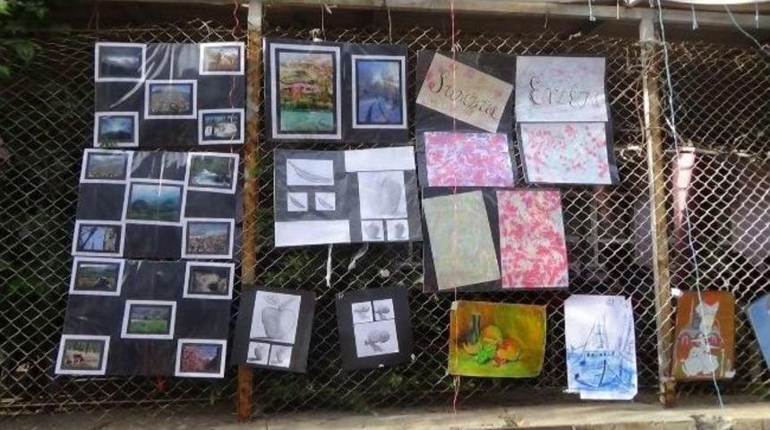 S&uuml;mb&uuml;l Anadolu Lisesi &Ouml;ğrencileri H&uuml;nerlerini Sergiledi