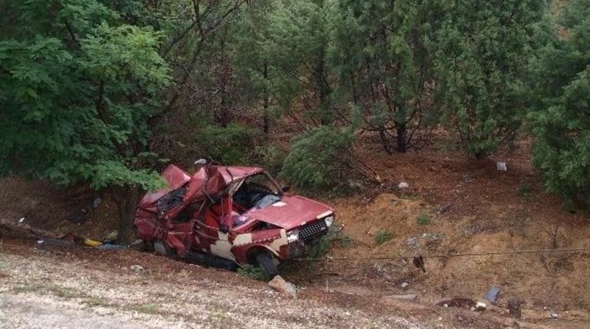 Sarıcakaya'da Trafik Kazası, 2 Yaralı