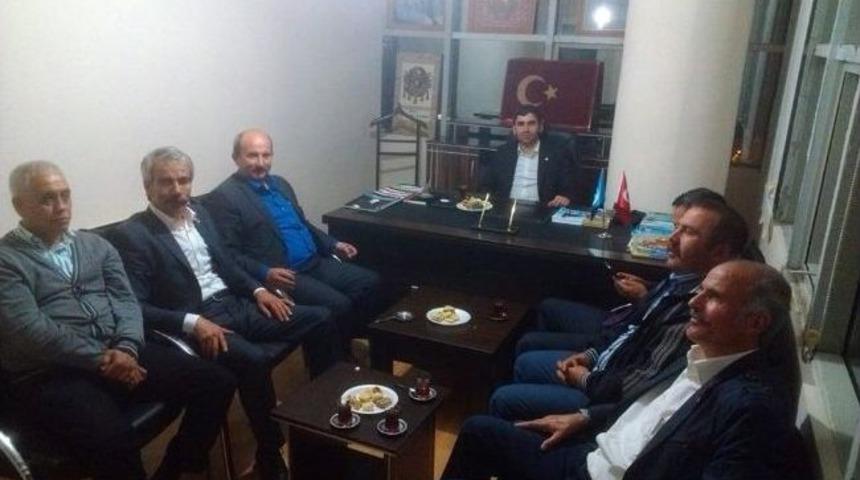 Mhp İl Y&ouml;netimden &Uuml;lk&uuml; Ocaklarına Hayırlı Olsun Ziyareti