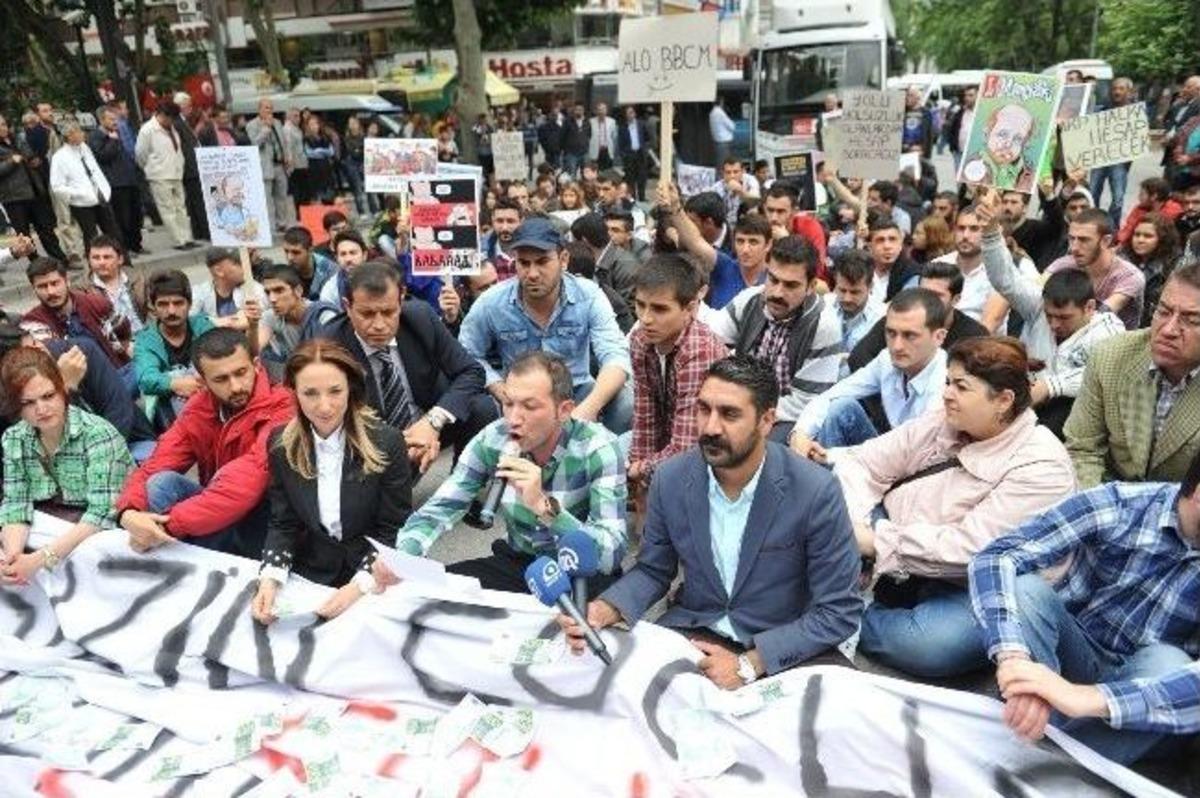 Eylem Yapan Chp'liler İle Polis Arasında 10 Adım Polemiği
