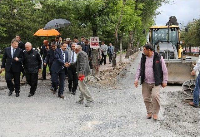 Raylı Sistem Talas Hattı &Ccedil;alışmaları T&uuml;m Hızıyla Devam Ediyor 1