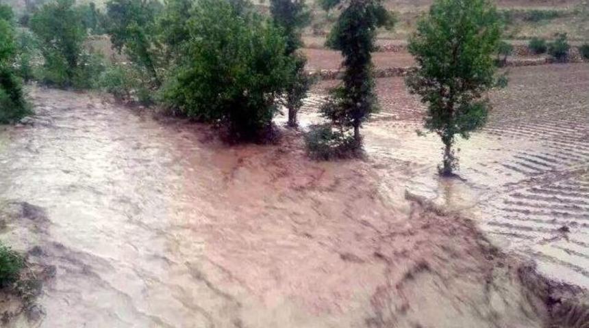 Şiddetli Yağış Sonucu Dereler Taştı