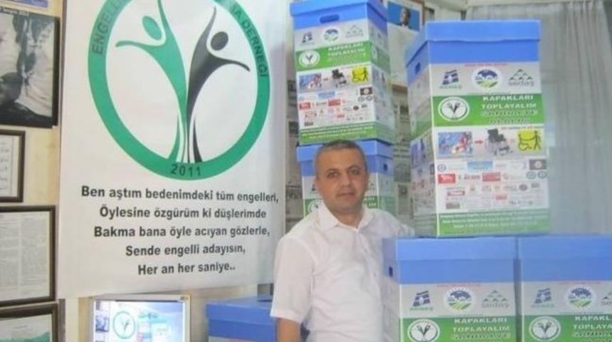Engelliler Yararına 1 Ton Kapak Topladılar