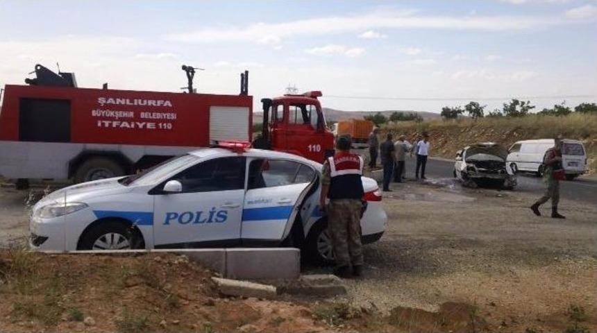 Şanlıurfa-adıyaman Karayolunda Kaza: 1 Yaralı