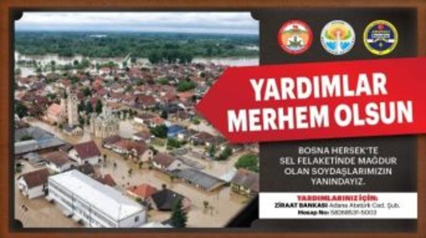 Adana&rsquo;dan Bosna&rsquo;ya Yardım Kampanyası
