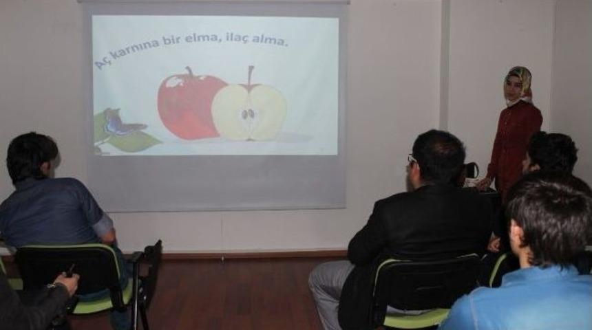 Gen&ccedil;lere &ldquo;sağlık Beslenme&rdquo; Eğitimi Verildi