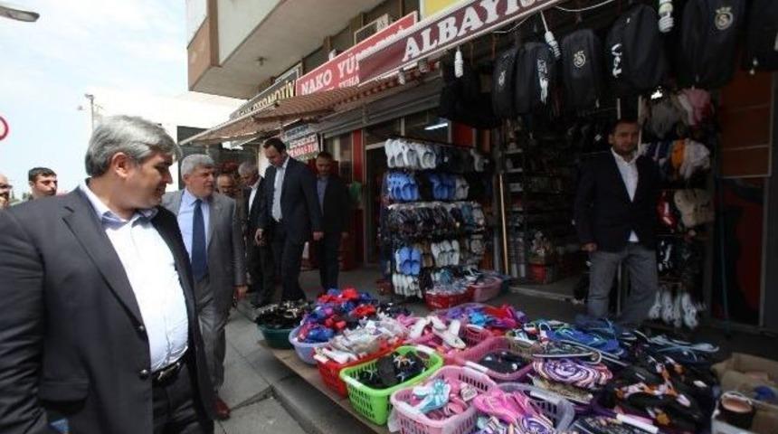 Başkan Karaosmanoğlu&rsquo;ndan Gebze&rsquo;de Esnaf Ziyareti