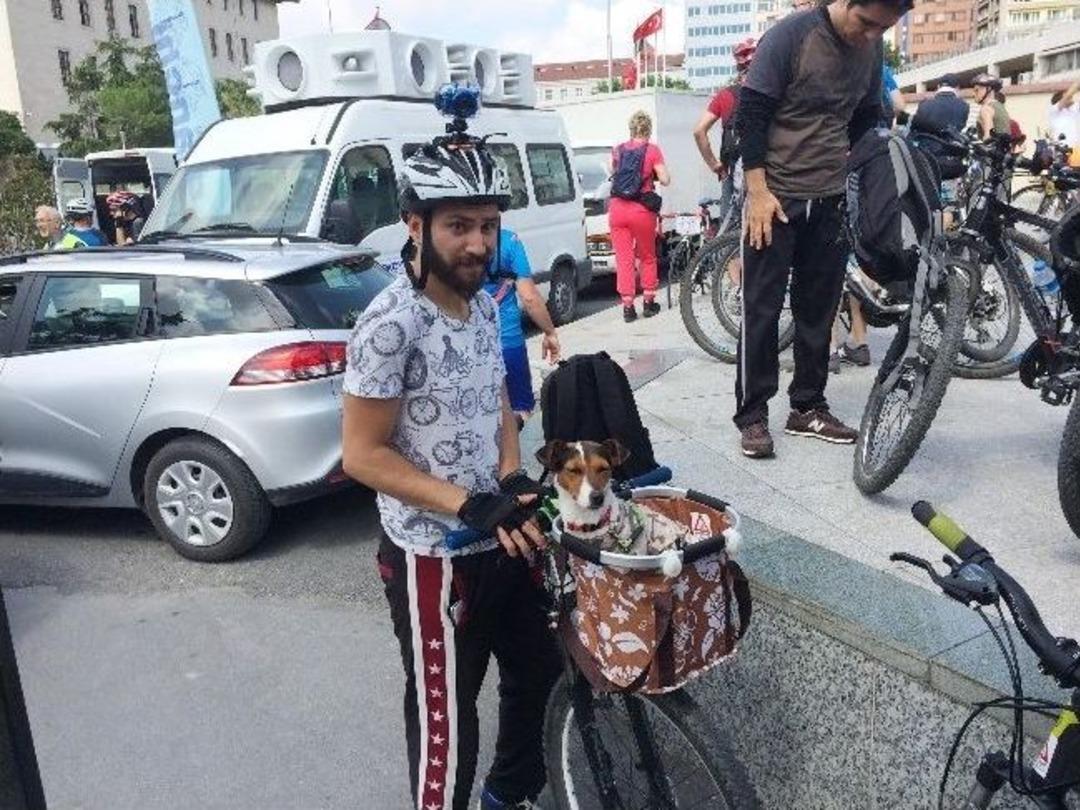 10 Bin Bisikletli, Boğaz K&ouml;pr&uuml;s&uuml;nden Ge&ccedil;ti