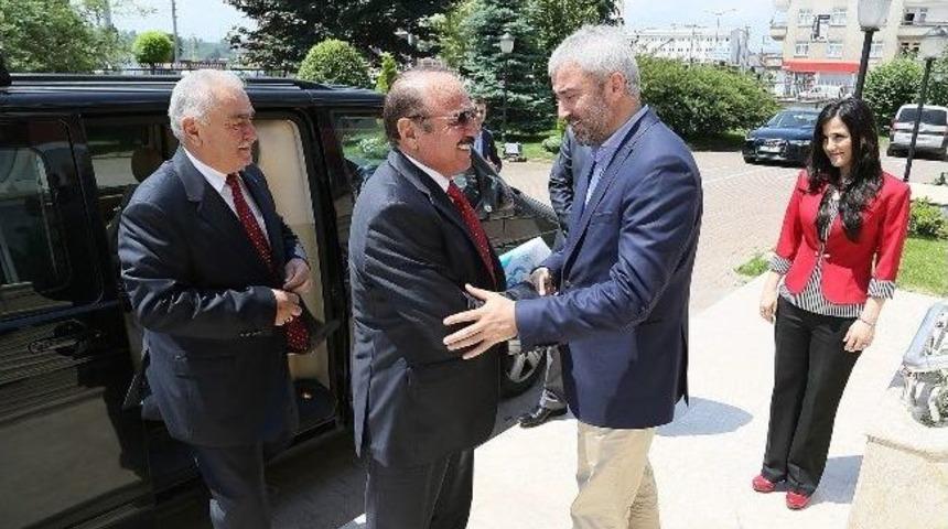 Ak Partili Necati &Ccedil;etinkaya&rsquo;dan Enver Yılmaz&rsquo;a Ziyaret