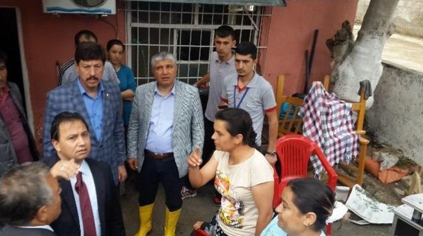 Mhp&rsquo;li Yılmaz&rsquo;dan, Sel Mağdurlarına Ziyaret