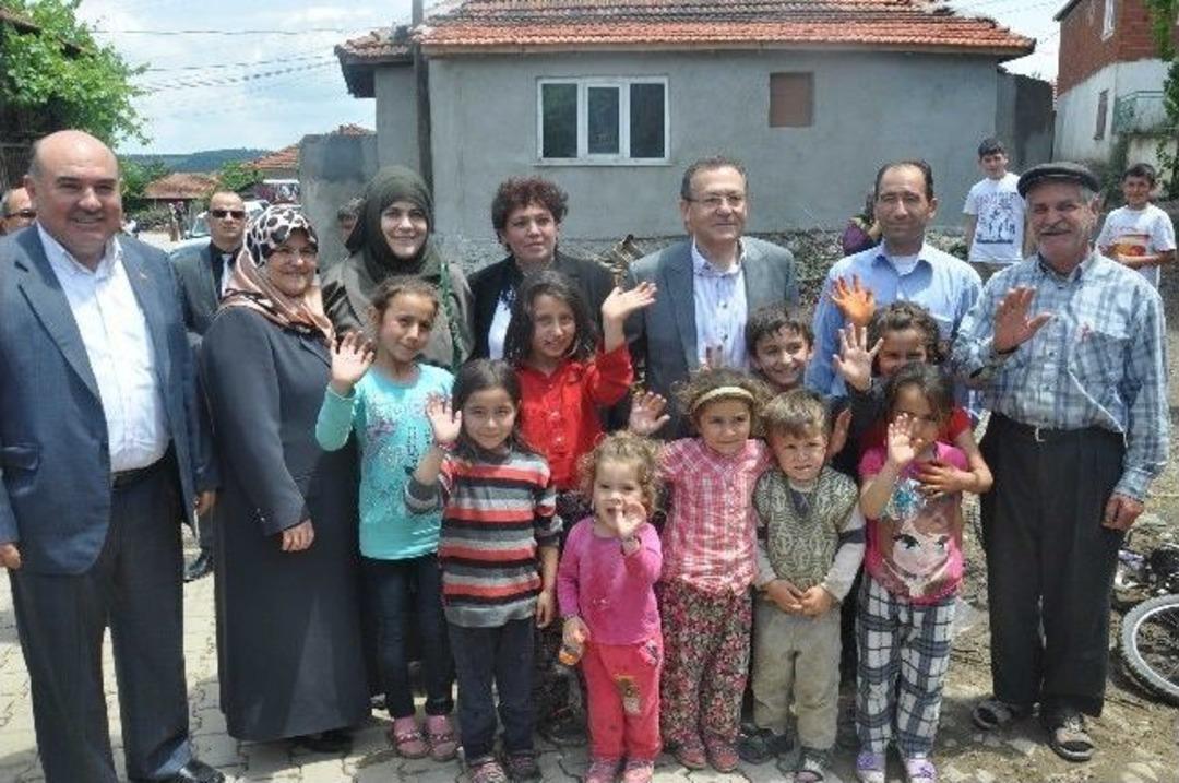 (&ouml;zel Haber) Başkan Uğur, Madencilerin Ailelerine Destek Oldu
