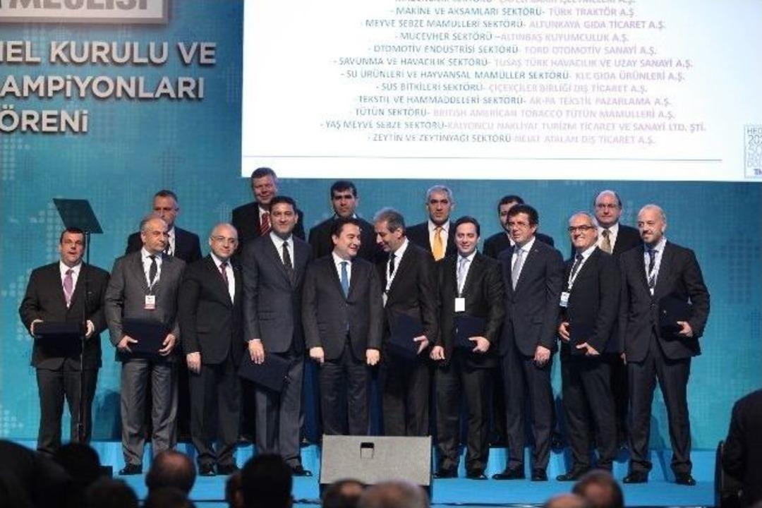 Egeli İhracat&ccedil;ılar Tim 2013 Genel Kurulu&rsquo;nda &Ouml;d&uuml;le Doydu