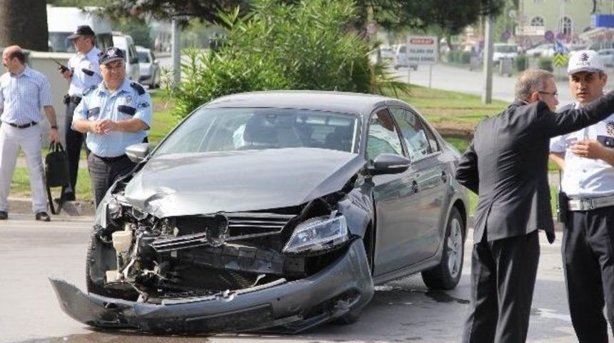 Samsun'da Trafik Kazası: 1 Yaralı