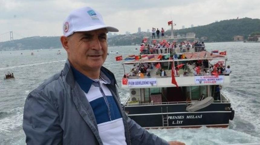 Başkan Akg&uuml;n&rsquo;den Boğaz Eylemine B&uuml;y&uuml;k Destek