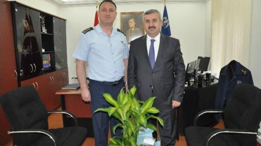 Başkan Baran&rsquo;dan Yarbay Y&uuml;cel&rsquo;e Ziyaret