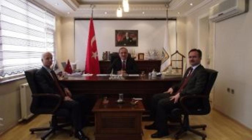 İller Bankası M&uuml;d&uuml;r&uuml; Aktaş'tan Uzun'a Ziyaret