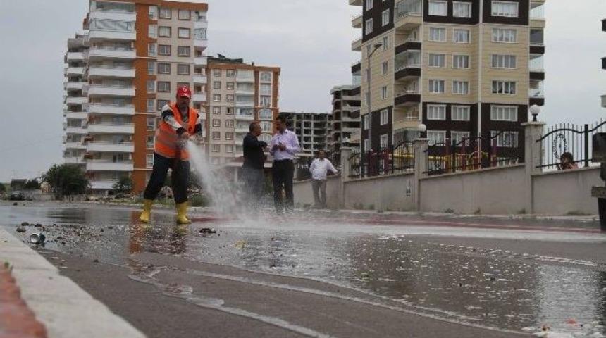 İlkadım'da Sokaklar Yıkanıyor