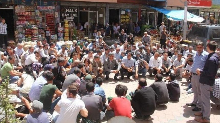 Iğdır'da Lice Olayları Protesto Edildi
