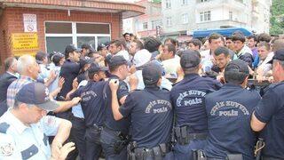 Giresun’da Polis Vatandaş Gerginliği