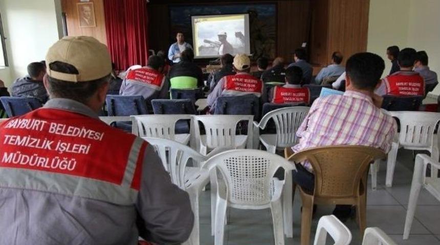 Belediye Personeline İş G&uuml;venliği Eğitimi Verildi
