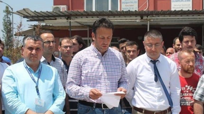 G&uuml;mr&uuml;k&ccedil;&uuml;lerden Yol Tepkisi