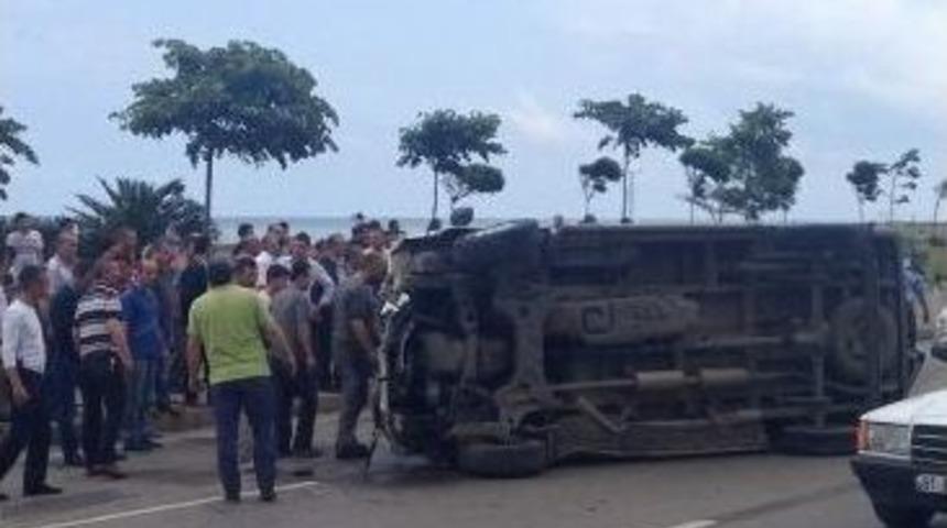 Trabzon&rsquo;da Trafik Kazası: 11 Yaralı