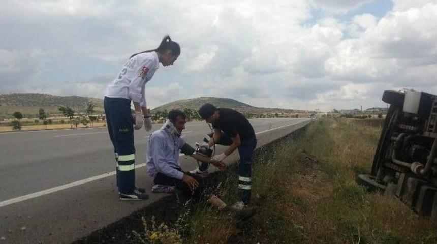 Kula&rsquo;da Kaza : 1 Yaralı