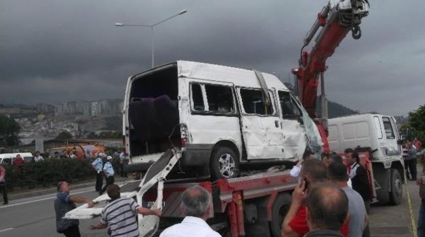 Trabzon&rsquo;daki Trafik Kazası
