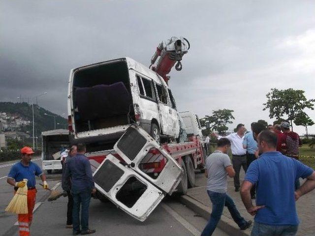 Trabzon’daki Trafik Kazası