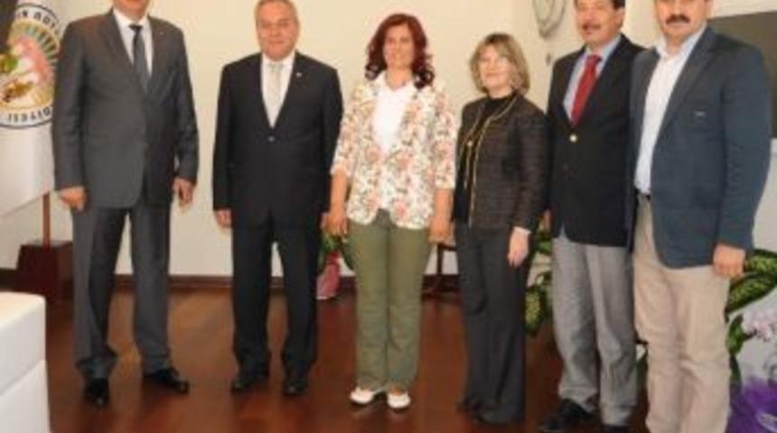 Ulusal Zeytin Ve Zeytinyağı Konseyi&rsquo;nden Başkan &Ccedil;er&ccedil;ioğlu&rsquo;na Ziyaret