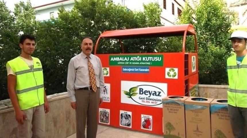 Kemah&rsquo;ta Ambalaj Atıkları Geri Kazanılacak