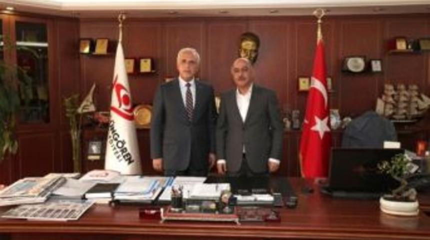 Vali Mutlu&rsquo;dan Başkan Karaman&rsquo;a Hayırlı Olsun Ziyareti