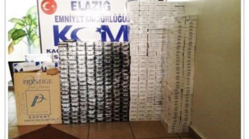 Elazığ&rsquo;da 11.334 Paket Sigara Yakalandı