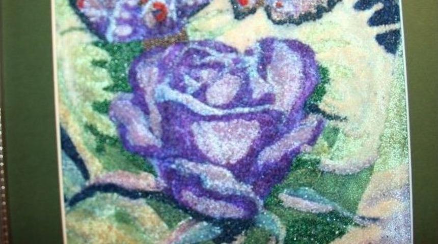 Cam Tozundan Resim Sergisi