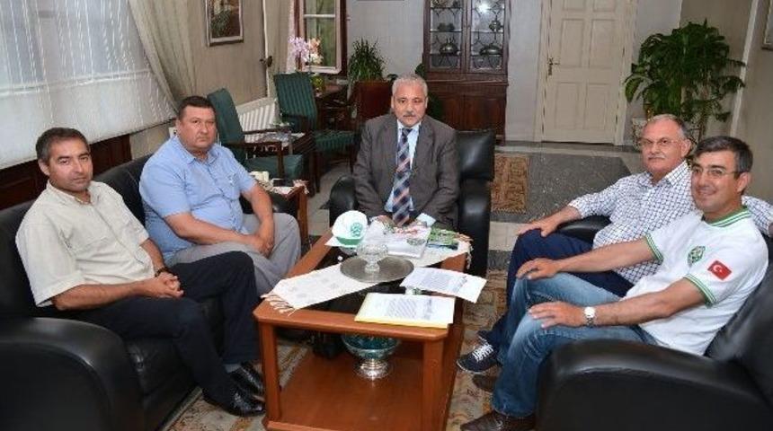 Dalyan Teknecilerinden Vali G&uuml;ven&ccedil;er&rsquo;e Ziyaret