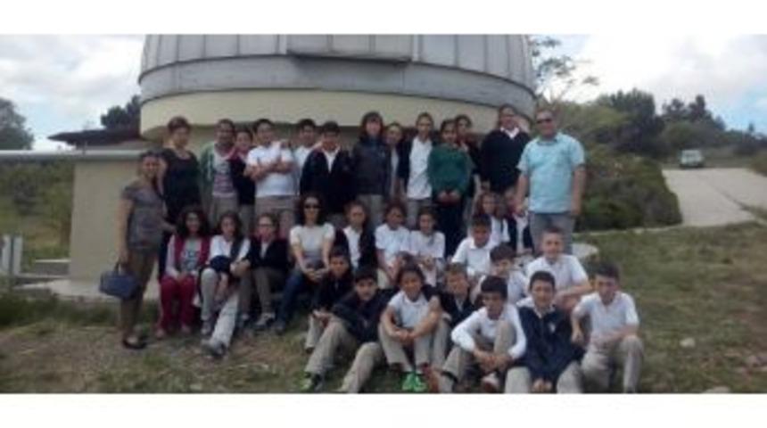 G&ouml;zlem Evinde Gezegenleri İzlediler